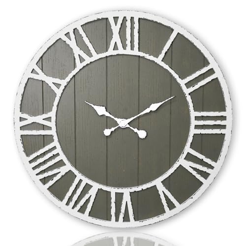 Large Farmhouse Wall Clock, 24