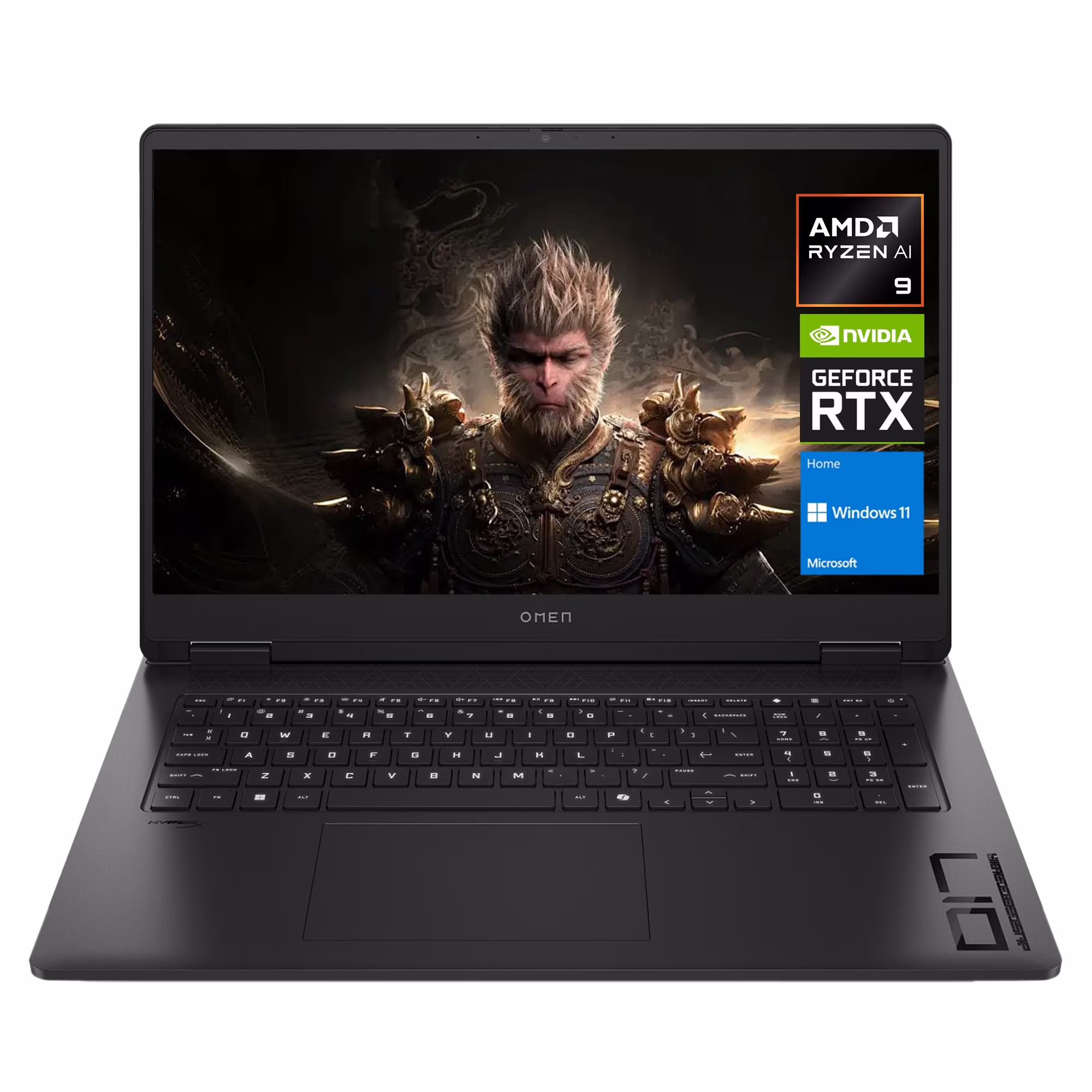 HP Omen 17.3" FHD 144Hz RTX 5070 Gaming Laptop, AMD Ryzen AI 9 365, 32GB RAM, 1TB SSD, Wi-Fi 6, Black