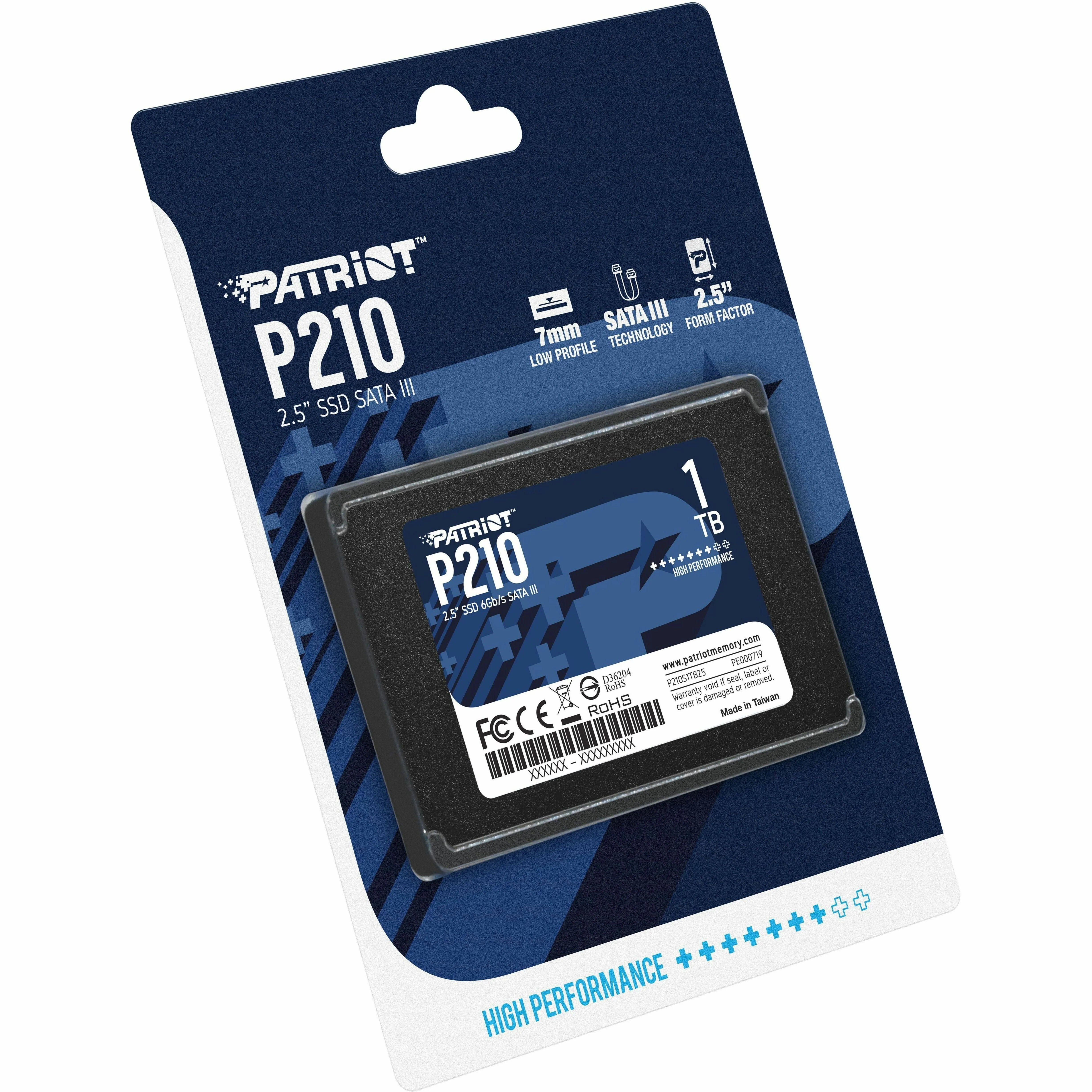 "Patriot 1TB P210 Internal SSD - SATA 3 2.5"" Solid State Drive"