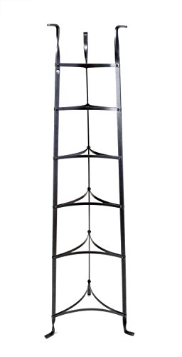 Enclume 8-Tier Cookware Stand, Free Standing Pot Rack, Hammered Steel ( Unassembled)