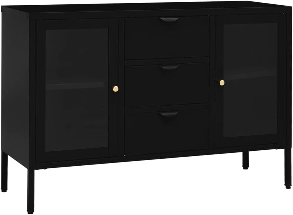 Asomie Sideboard Black 41.3