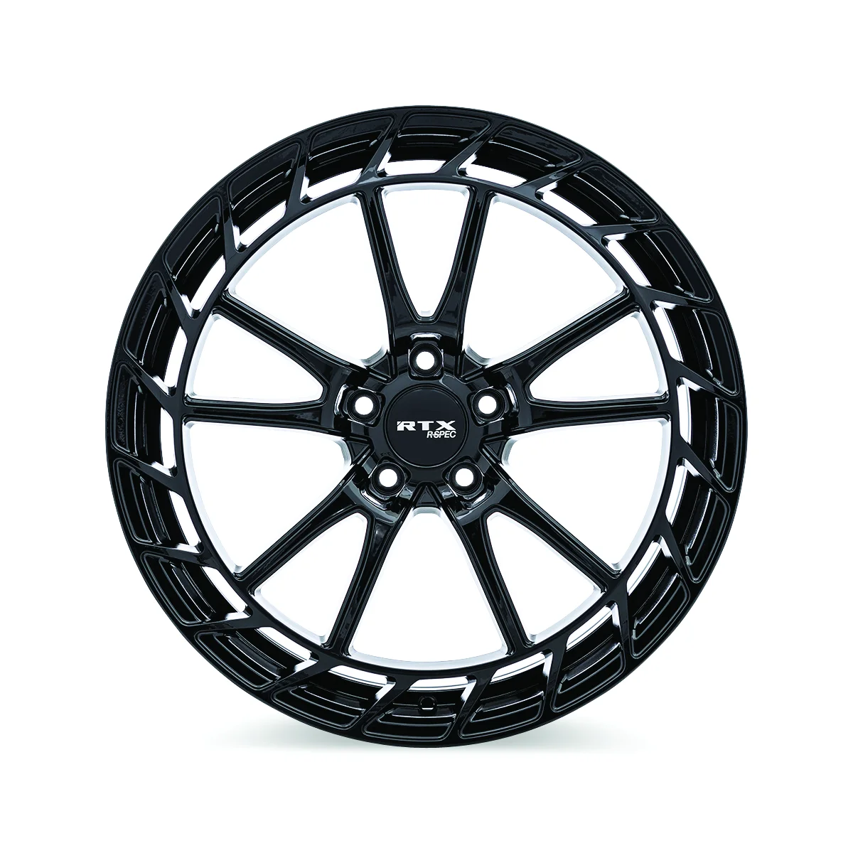 RTX RS05 19x8 5x114.3 ET40 CB67.1 Gloss Black Wheel