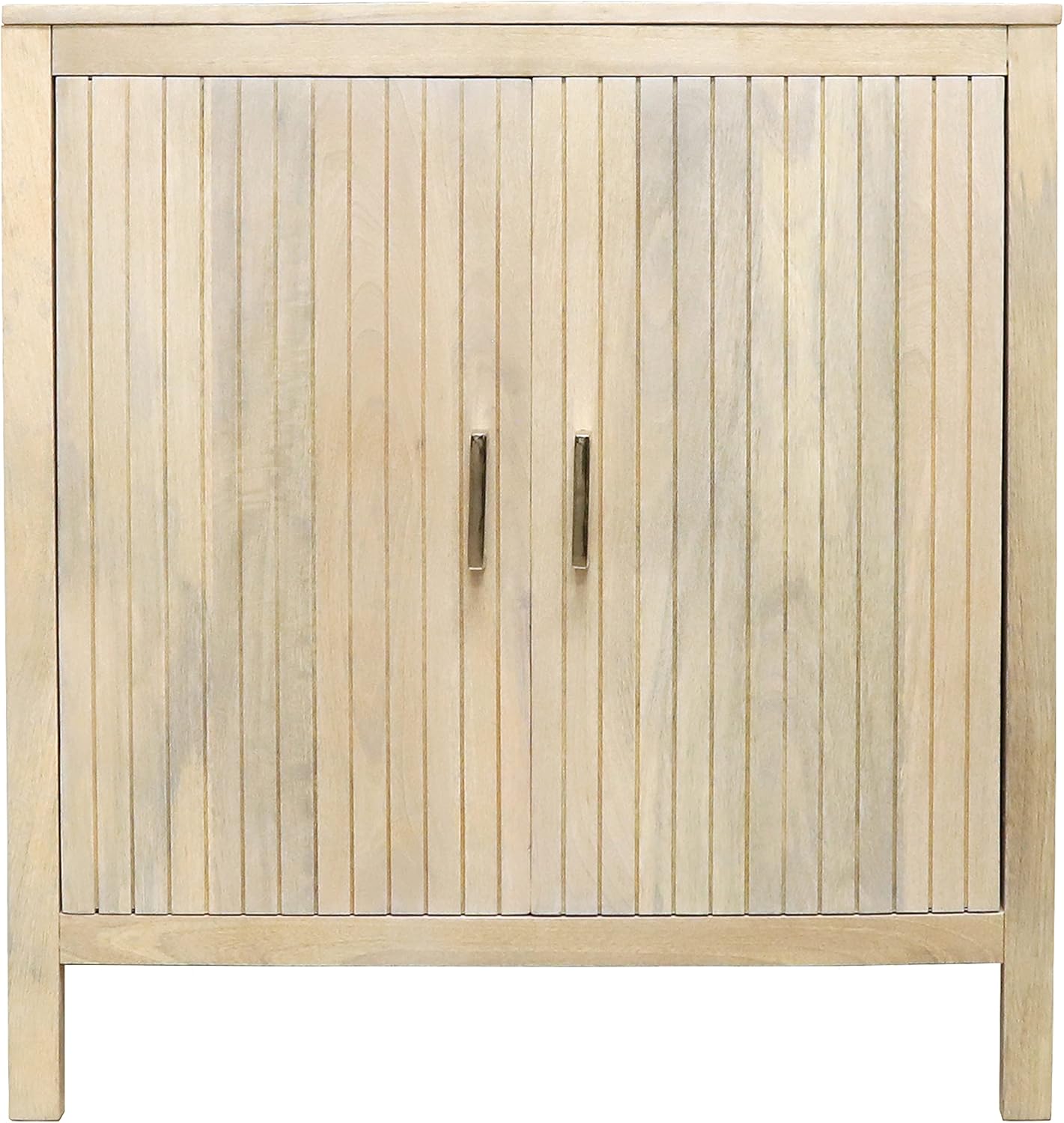 InPlace Beige Accent Cabinet 32x15x34, Light Crème
