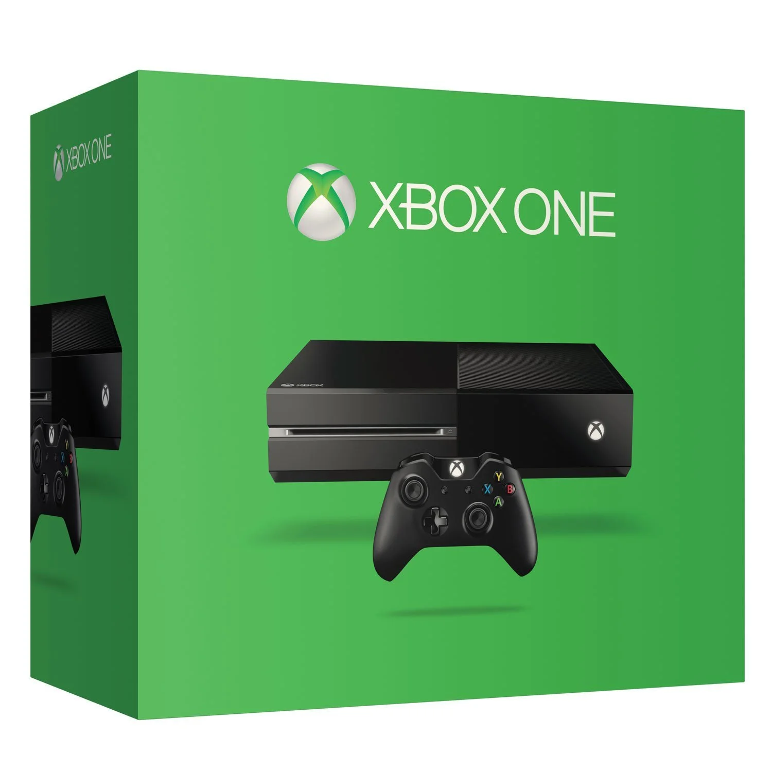 Restored Microsoft Xbox One Original 500GB Gaming Console Black HDMI Cable With GTA V Game BOLT AXTION Bundle (Refurbished)