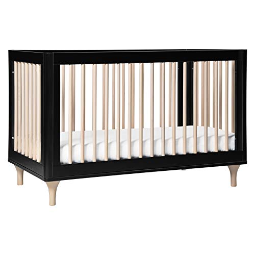 Babyletto Lolly 3-in-1 Convertible Crib with Toddler Bed Conversion Kit in Canyon/Washed Natural, Greenguard Gold Certified