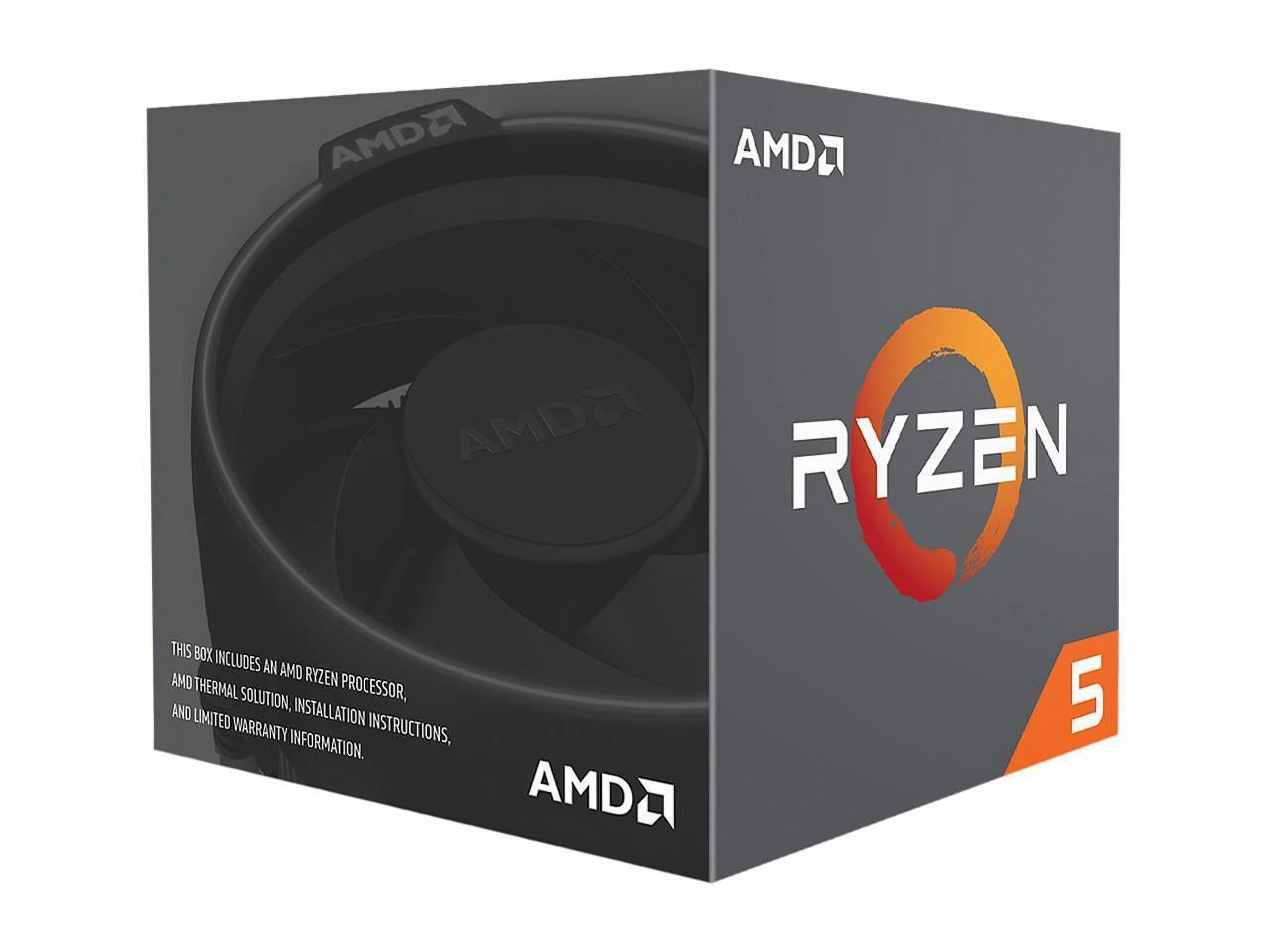 AMD Ryzen 5 4500 3.6Ghz 6-Core AM4 Processor with Wraith Stealth Cooler - 100-100000644BOX