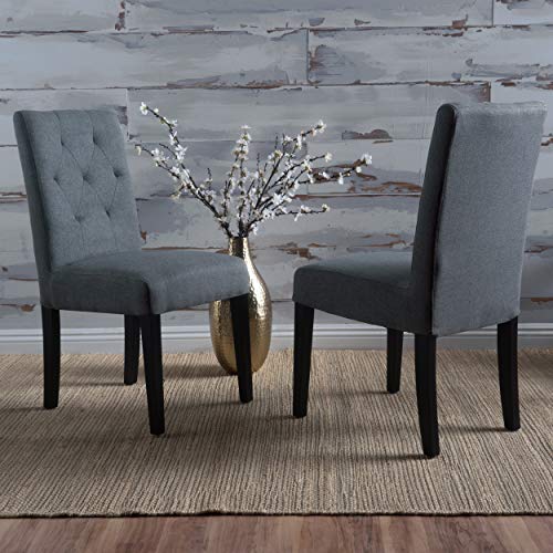 Christopher Knight Home Gentry Bonded Leather Dining Chairs, 2-Pcs Set, Chocolate Brown