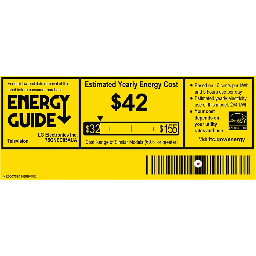 LG 75 inch Class QNED AI 4K QNED85A Series Smart TV (2025)
