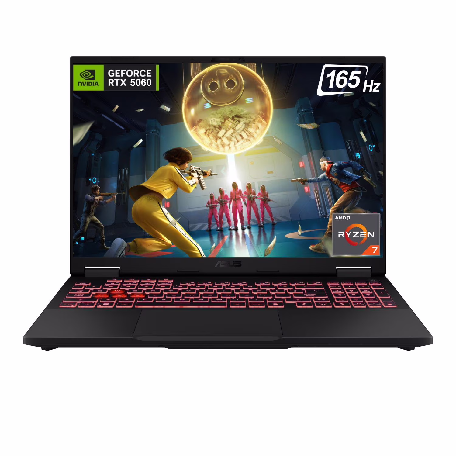 ASUS TUF A16 16" FHD+ 165Hz RTX 5060 Gaming Laptop, AMD Ryzen 7 260, 32GB RAM, 1TB SSD, Grey