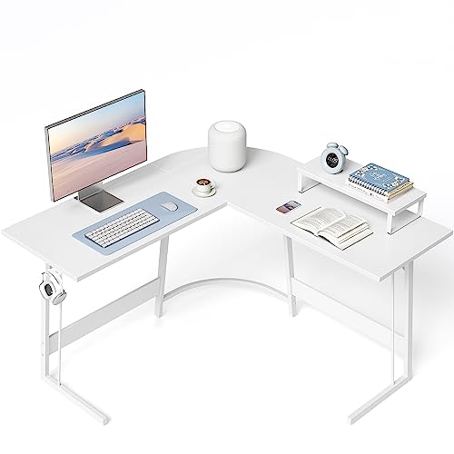 CubiCubi Modern L-Shaped Desk Computer Corner Desk, 59.1