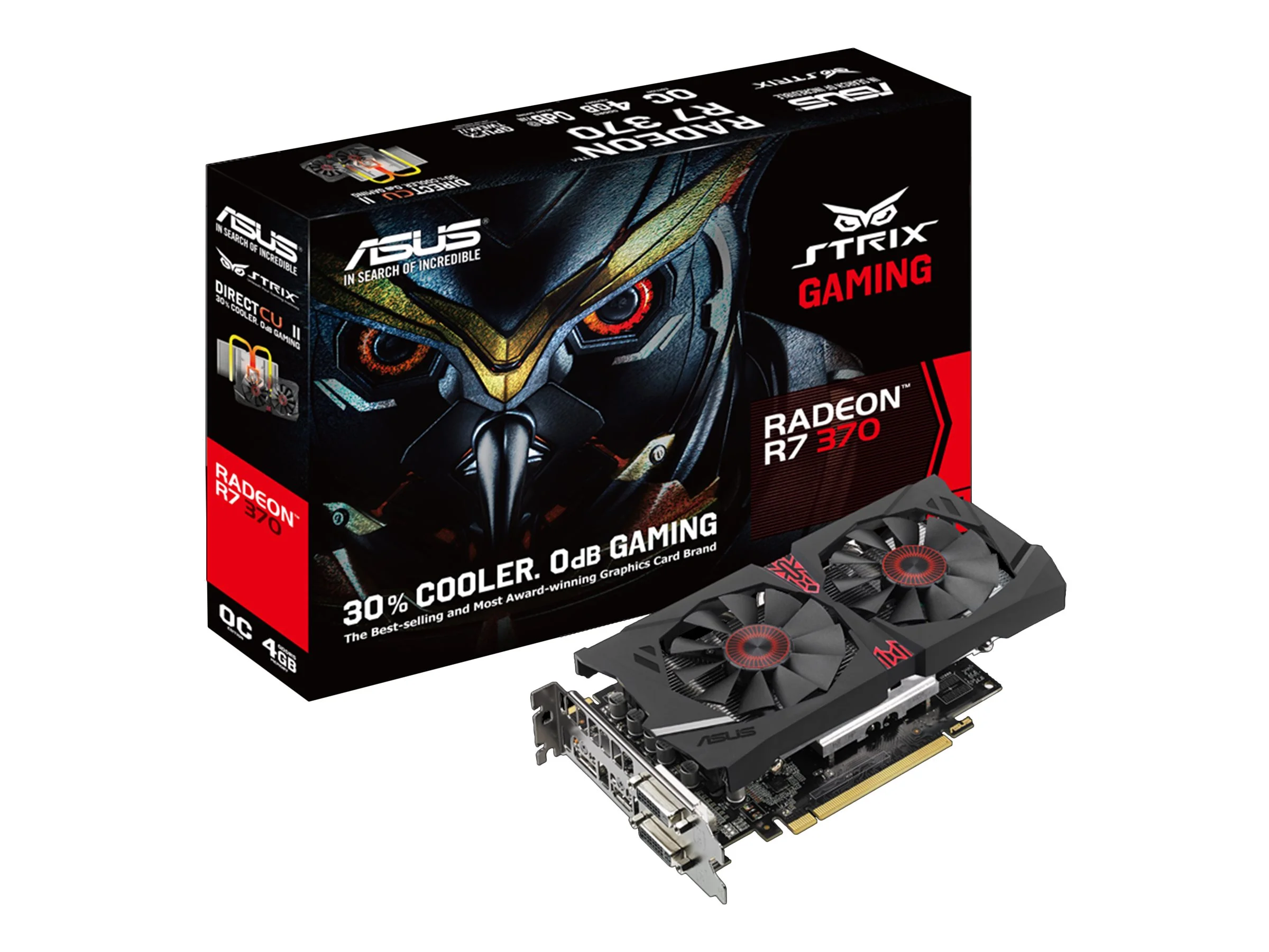 Strix AMD Radeon R7 370 Graphic Card, 4 GB GDDR5