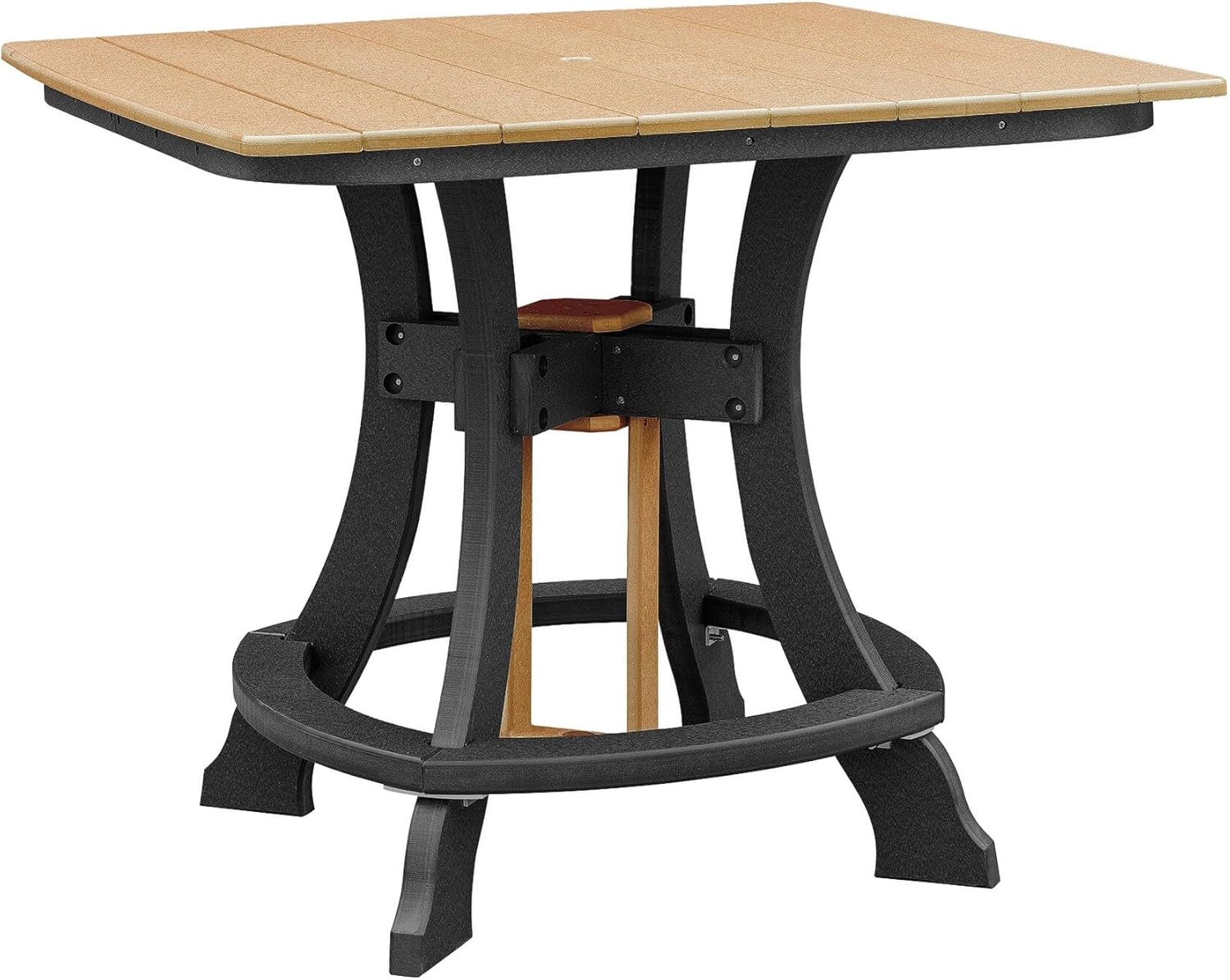 American Furniture Classics Counter Height Dining Table, Cedar on Black