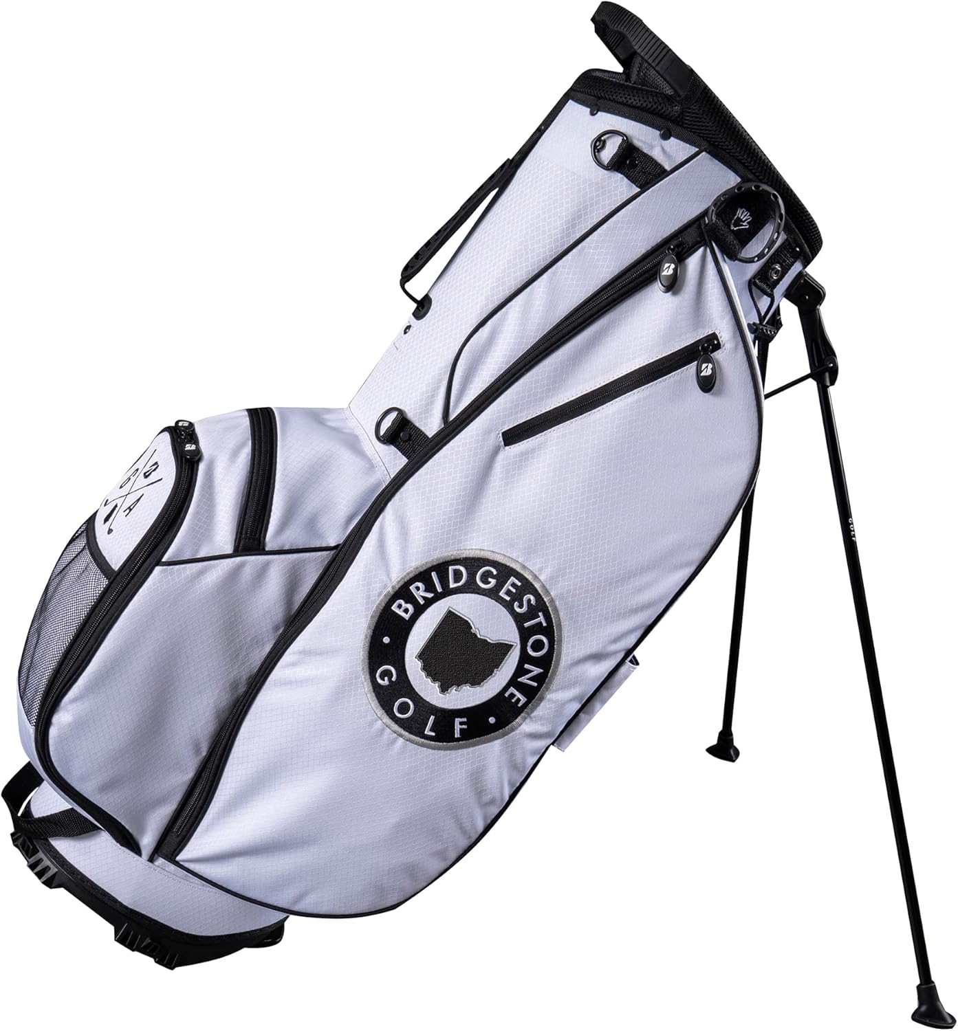 Bridgestone Golf State Collection Stand Bag Ohio, White