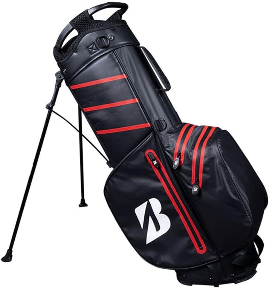 Bridgestone Waterproof Stand Bag (Black, 4-Way top) 2022