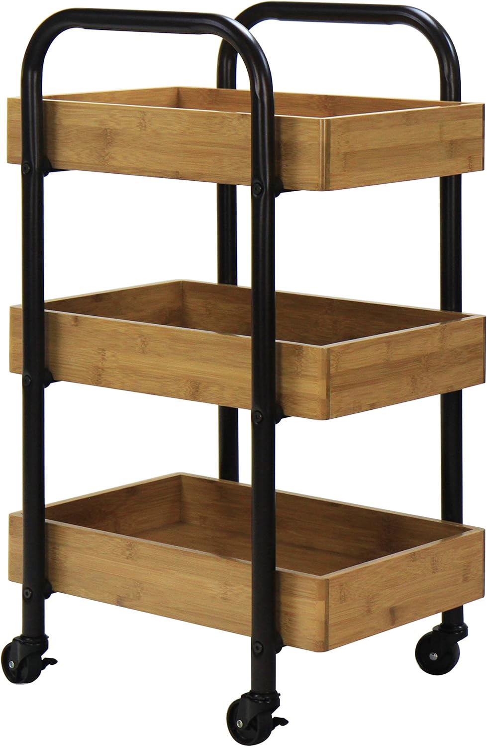 Oceanstar 3SC1675 Portable 3 Removable Trays Storage Cart