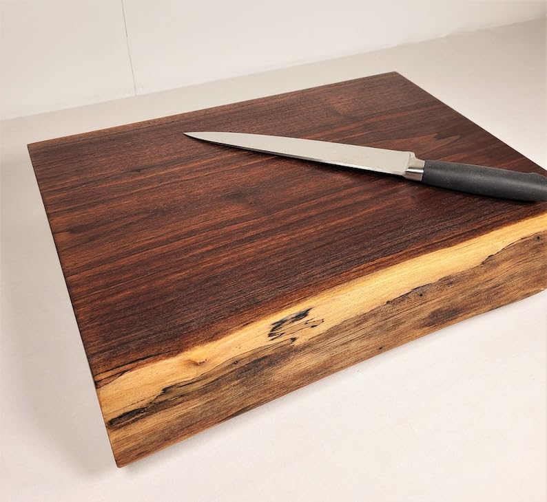 Black Walnut, Live Edge Cutting Board, 2