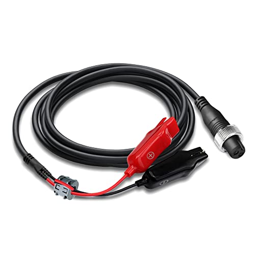 BatPower 18FT 6.6FT Electric Reel Power Cord for Daiwa Seaborg 1200MJ 1200J 800MJ 800J 1200 800 Power Assist Reels Power Super Mega Cord Marine Power 3000 Electric Fishing Reel Power Cable 500CM 200CM