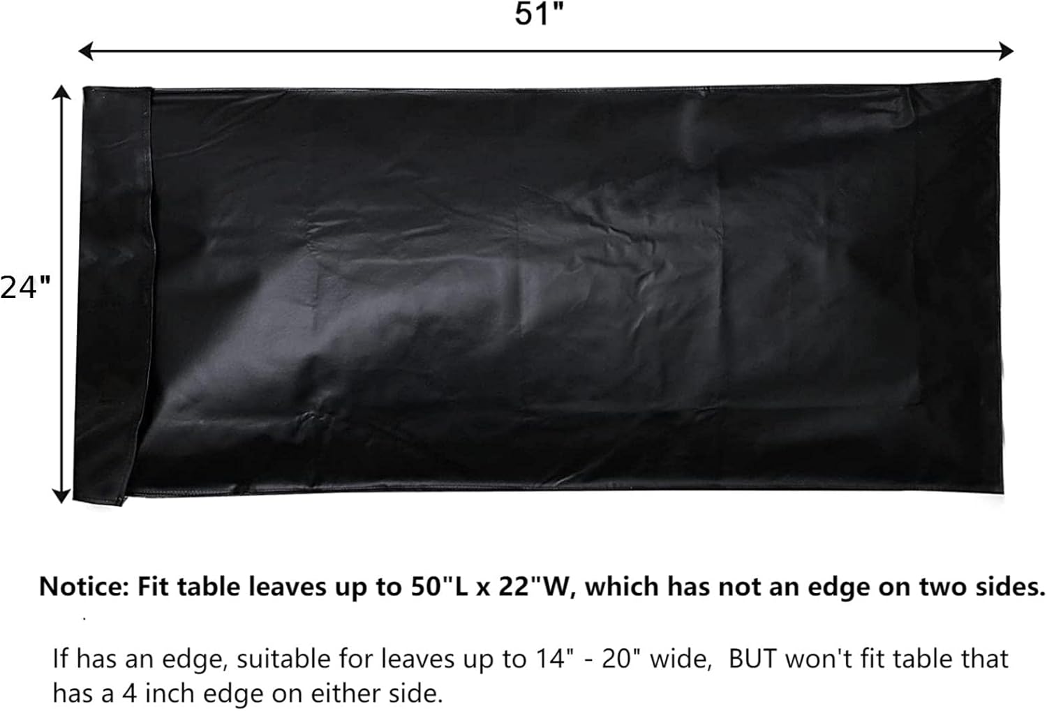Table Leaf Storage Bag Padded 4 Pack, 51’’L x 28
