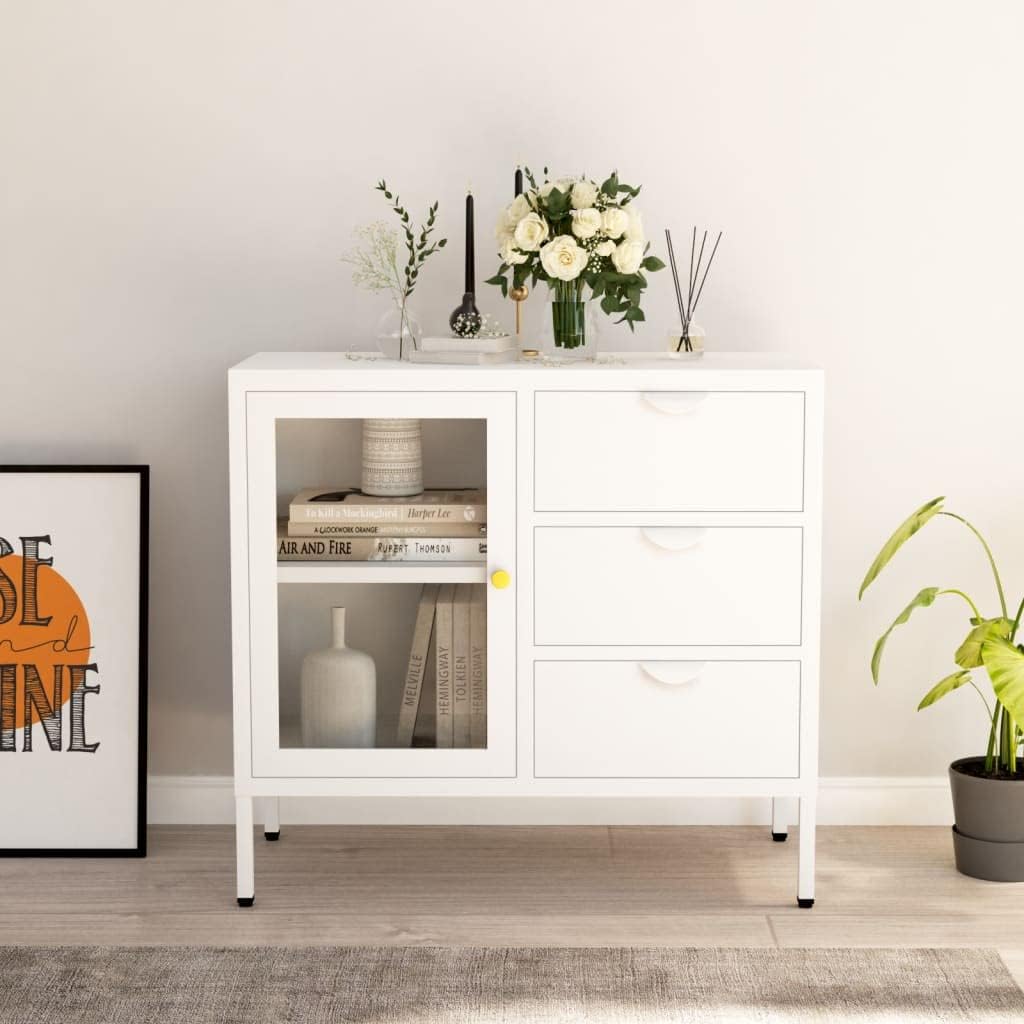 Asomie Sideboard White 29.5