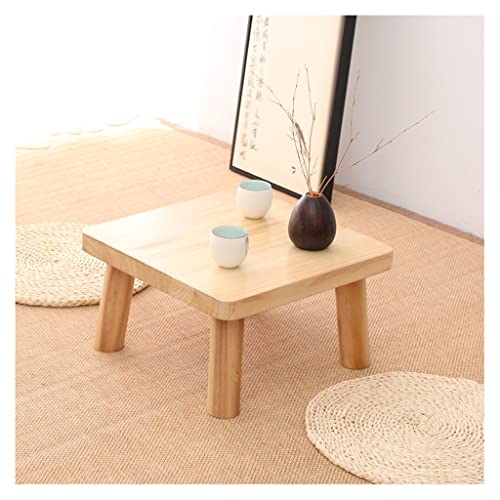 Tea Table for Living Room Coffee Table Wood Square Side Table Bay Window Table Small Coffee Table Suitable for Living Room, Office, Bedroom Coffee Table (Color : B, Size : Large)