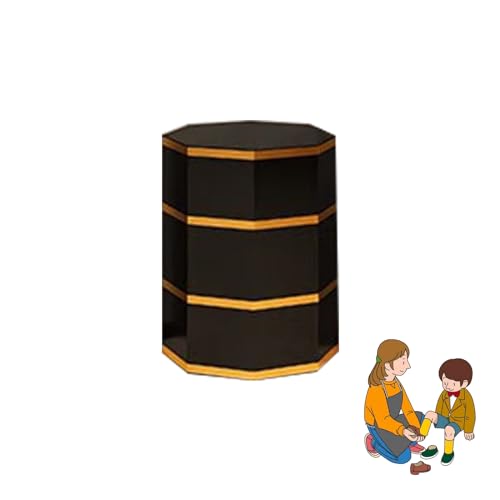 360° Rotating Round Octagon Shoe Rack Tower Cabinet, Multi-Functional Household Shoe Cabinet, Free Standing Metal Revolving Stand, Space Saving Shoe Rack