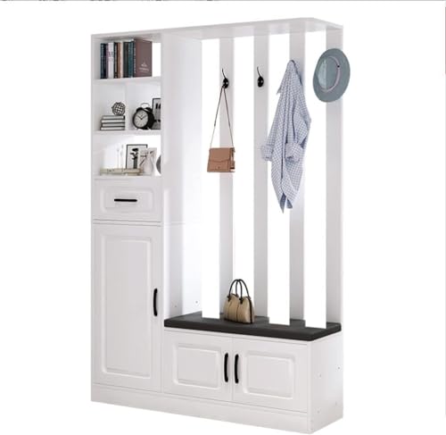 Simple Shoe Rack Multifunctional Shoe Storage Rack Large Capacity Space Saving Storage All-in-One Simple Clothes Shoe Rack (Colour: White)