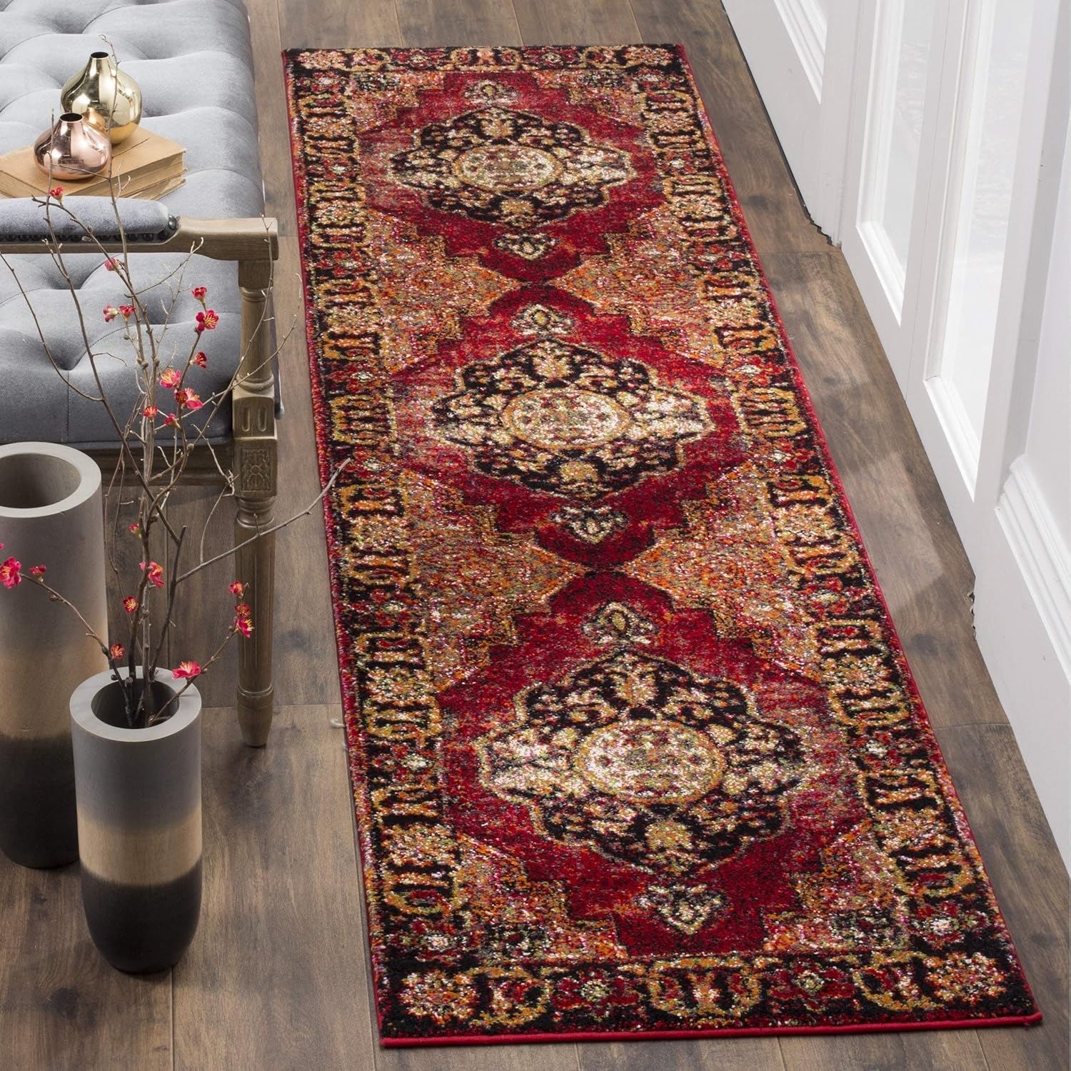 SAFAVIEH Vintage Hamadan Collection Runner Rug - 2'3