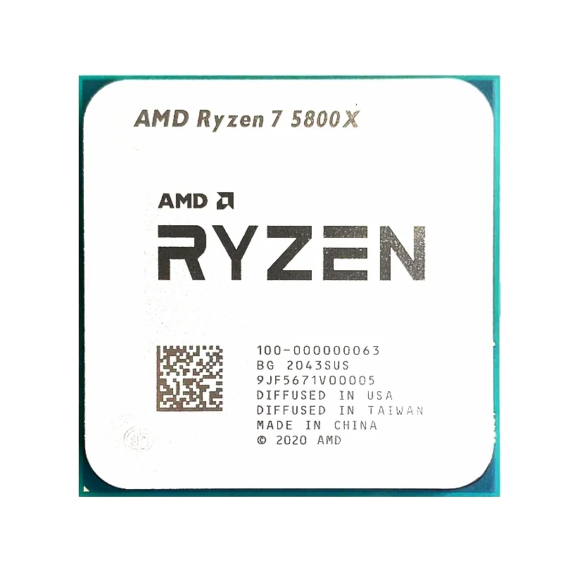 AMD Ryzen 7 R7 5800X 3.8GHz 8-Core 16-Thread CPU Processor Socket AM4