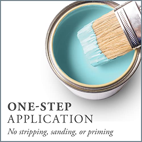 AMY HOWARD AT HOME: One Step Paint – Tick Tock– Chalk-Based Paint for Furniture, Cabinetry, and More. No Stripping, Sanding, or Priming! Made in the USA. Blue - Chalky Finish - 32 OZ