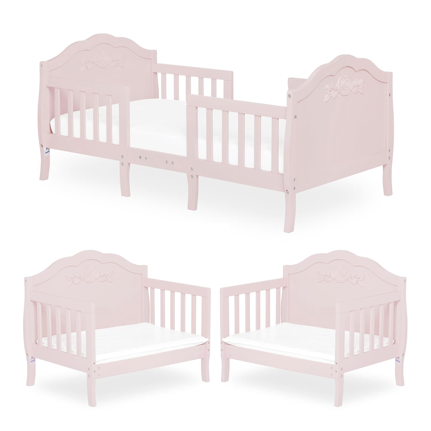 Rose 3-in-1 Toddler Bed, Dream On Me Baby Fairy 5