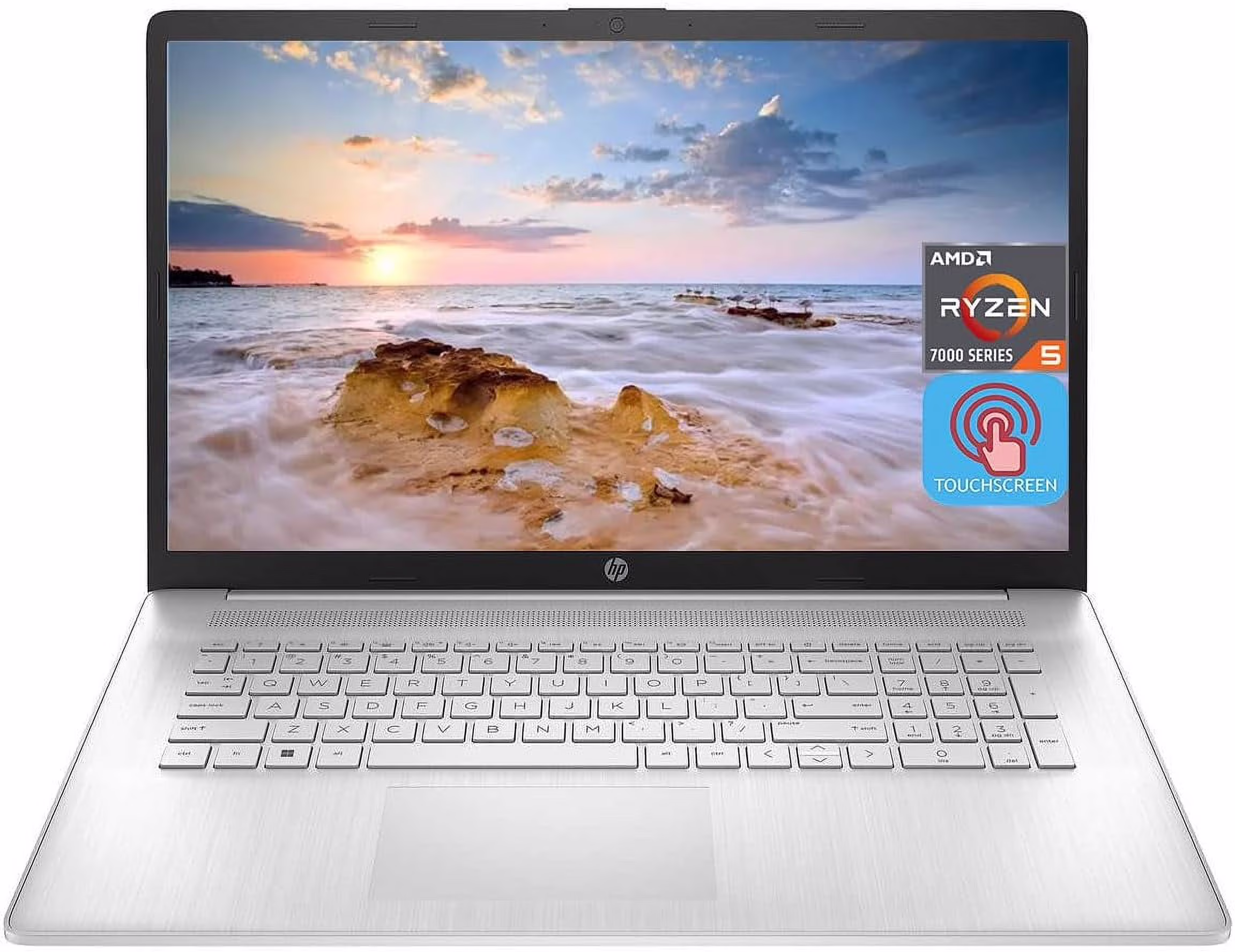 "HP 17.3"" Touchscreen Laptop, AMD Ryzen 5 7530U, 16GB RAM, 1TB SSD, Windows 11 Home"