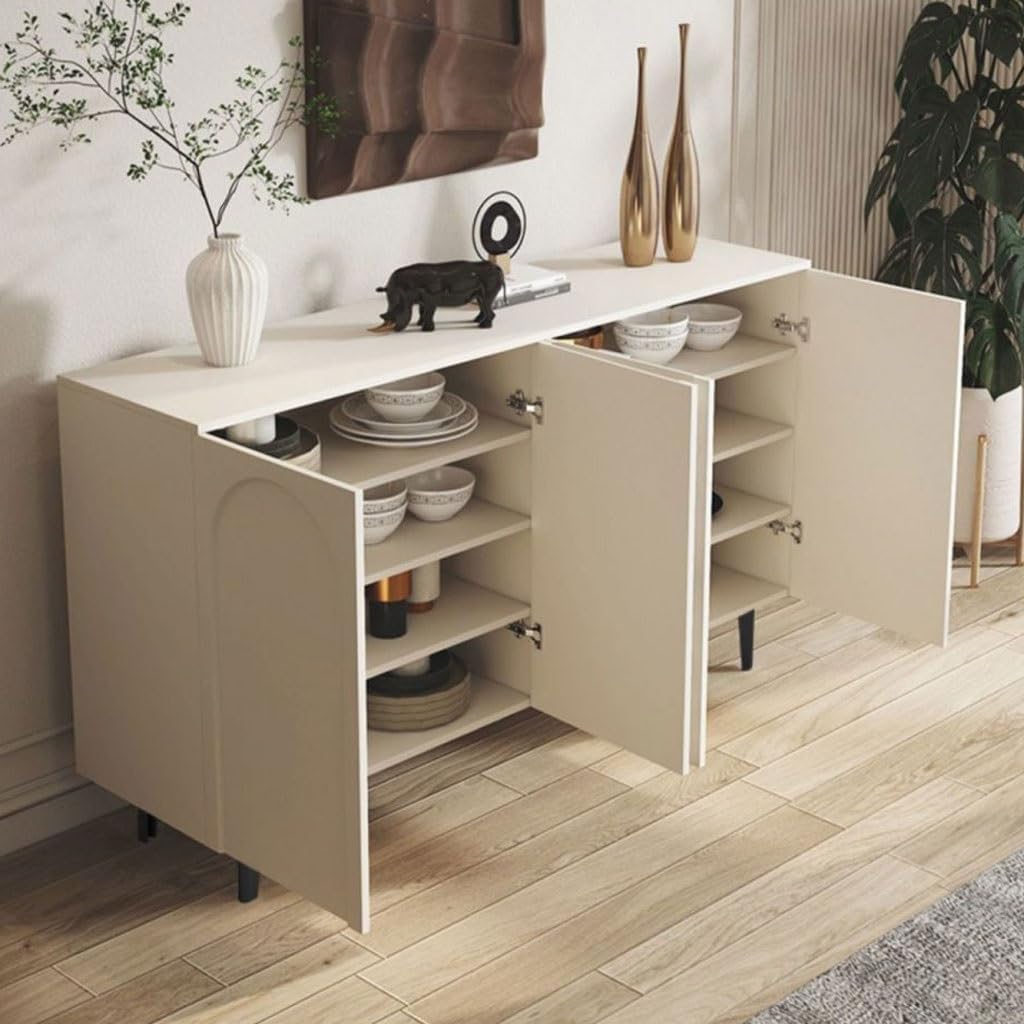 NASTYA Buffet Cabinet Slate Sideboard Kitchen Storage Cabinet Light Luxury Modern Minimalist Entrance Cabinet Nordic Home Living Room Tea Cabinet Sideboard Cabinet Kitchen Cabinet