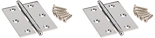 Baldwin Estate 1025.260.BAL Decorative Cabinet Hinge in Polished Chrome, 2.5