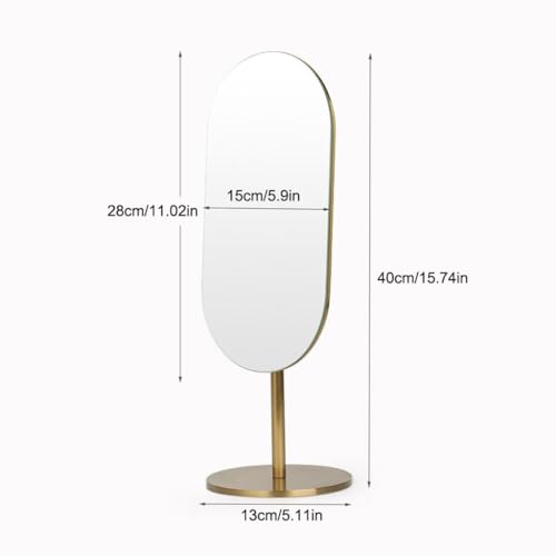 Vanity Mirror ,High Definition Vanity Mirror,High-Grade Jewelry Store Desktop Mirror, Double Side Square Vanity Mirror ,Counter Special Desktop Metal Cosmetic Mirror, Store Trial Mirror Makeup Mirror,