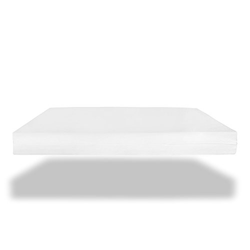 6” Dual Firm Twin Mattress | Bundle Fiber Memory Foam Mattress for Twin Bed Frames | Twin Size Mattresses for Kids Who Outgrow Crib and Toddler Mattresses | Greenguard Gold Certified