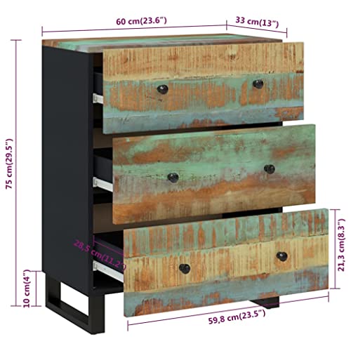 Sideboard, Side Table Kitchen Island Pantry Cabinet Entryway Table Suitable for Apartments Bathroom Laundry Room Storage 23.6