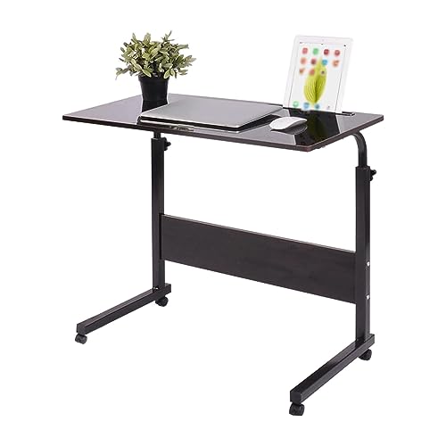 End Table End Table Simple Bedside Table Adjustable Side Tables Detachable Computer Desk Desk with Wheels for Hospital and Home Use Space-Saving