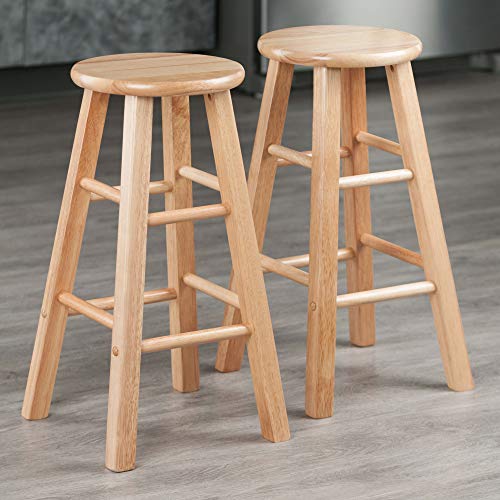 Winsome Wood Element Counter Stools, 2-Pc Set, Espresso, 24