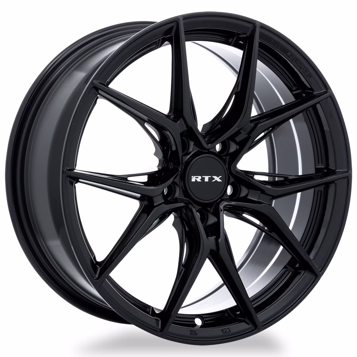 RTX Slick 20x9 5x114.3 ET38 CB73.1 Gloss Black Wheel