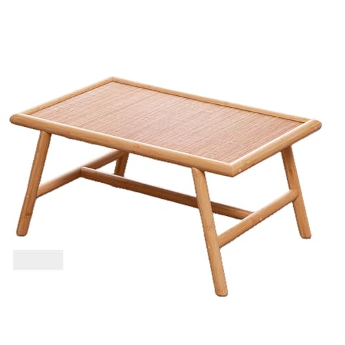 Japanese low table,Japanese floor table,Low table for sitting on The floor,it is suitable for study,tea room, living room, balcony, small bay window and other scenes. (Only includes table).