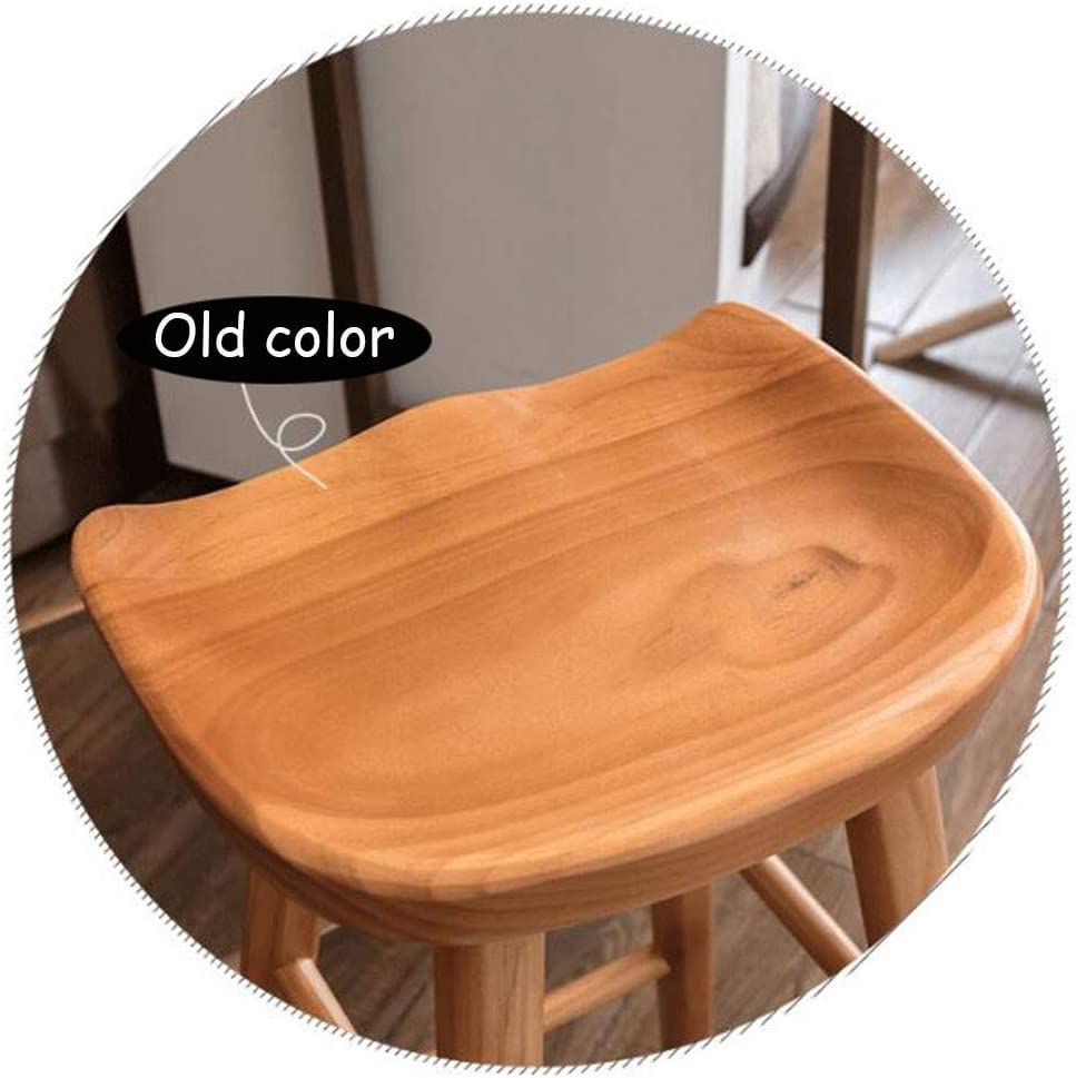 Modern Counter Bar Stools for Kitchen Island, Wooden Bar Stool with Foot Stool Home Modern Casual High Chair Suitable for Counter Cafe Bar Stool(#3,55cm), LDYU20230503