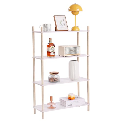 LITA Modern Wood Side Table, 23.6