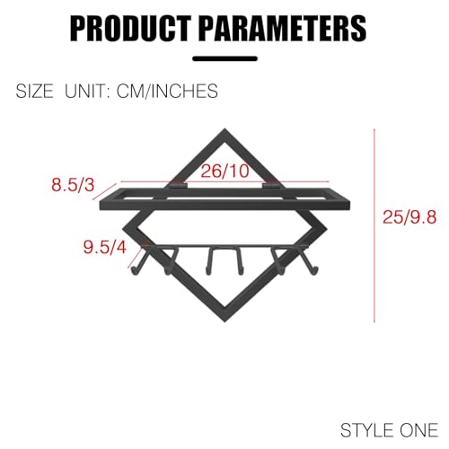 Bar Unit Floating Shelves, Metal Wine Rack Wall Mounted Modern, Elegant Storage For Living Room - With Hanging Wine Glass Rack Mini Bar Bottle Display Shelf Whiskey Shelf Corner Bar ( Color : Gold-3pc