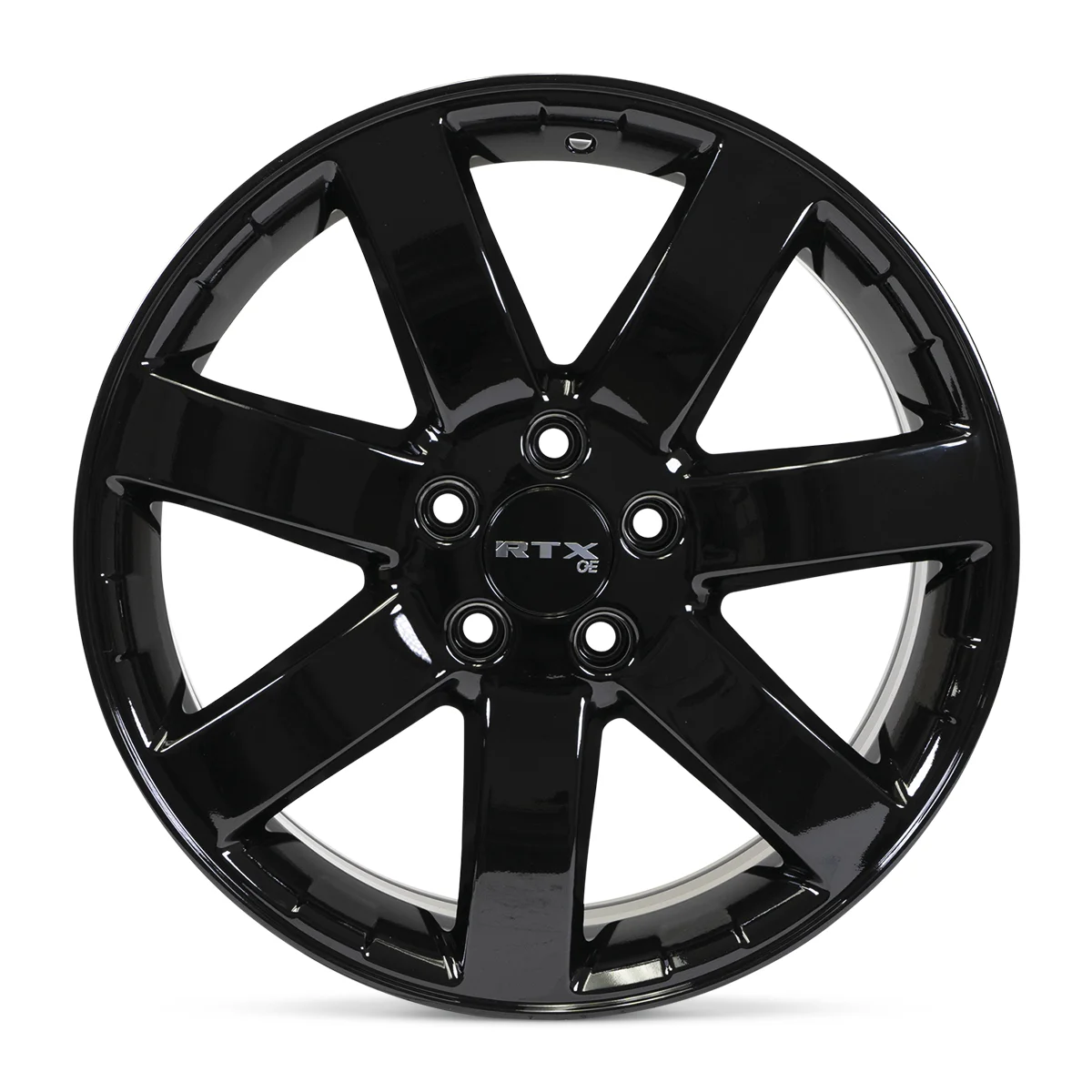 RTX Nagano 17x7.5 5x114.3 ET45 CB64.1 Gloss Black Wheel