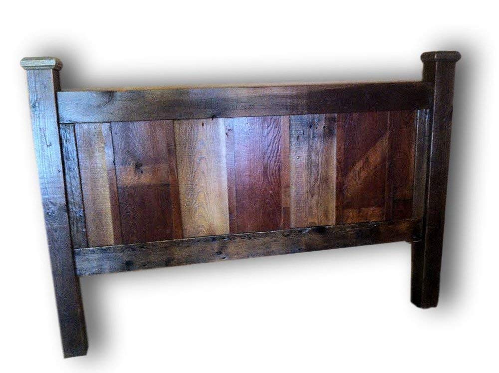Reclaimed Wood Head Board Two Tone