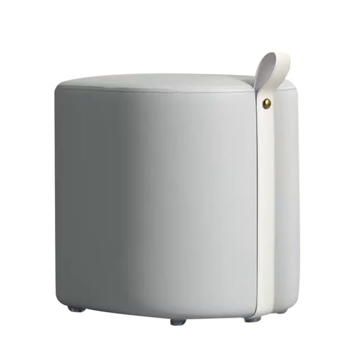 Makeup Stool Dresser Chair Girls Bedroom Makeup Chairs, Shoe Bench Living Room Foot Stools Light Luxury Dressing Stool Scandinavian Small Square Stool Short Chair(Khaki C)