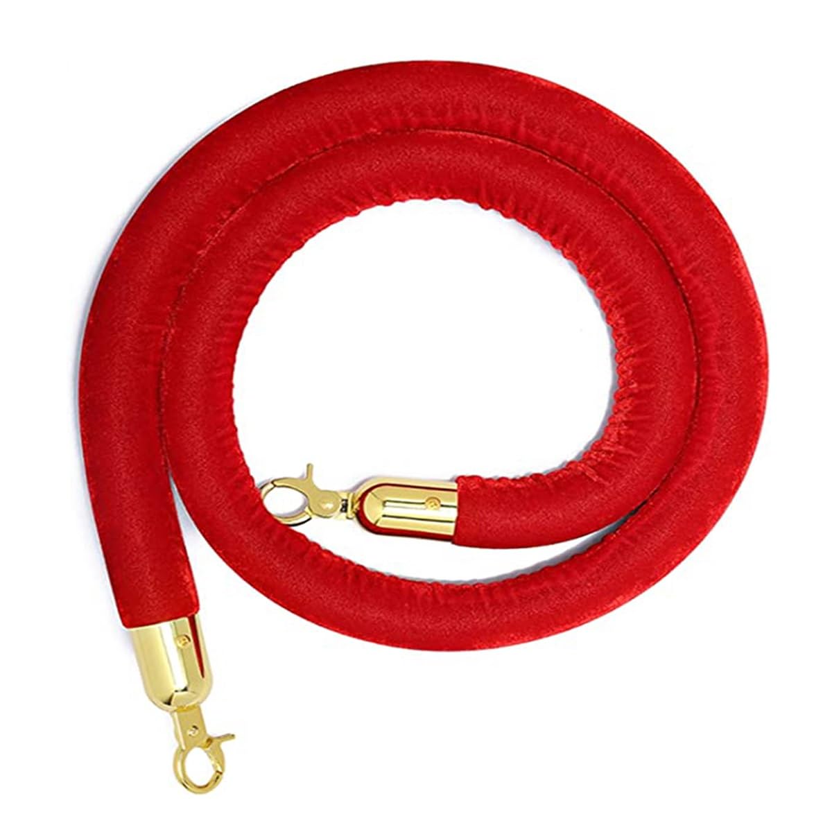 Velvet Rope Wall Mounted, Hanging Barriers Rope with 2 Wall Hooks Kits, Post Stanchion Queue Hanging VIP Rope for Movie Theaters & Red Carpet Event Crowd Control Stanchion Rope, 3Ft-13Ft(D1,2.1m/7ft)