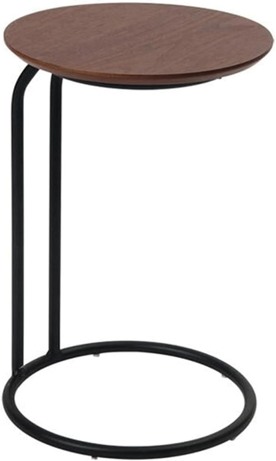 End Table Round End Table C Shape Side Tables Slide Down Sofa Coffee Table Metal Frame Bedside Table Living Room Bedroom Small Space Space-Saving