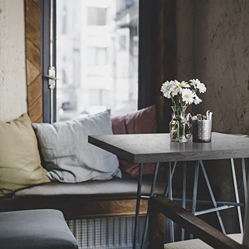 Kaboon Universal Table Top 20 x 20 inches Squre Pack of 2, Reversible Melamine Countertop Only, Home or Commercial Indoor Use,Sea Salt/White