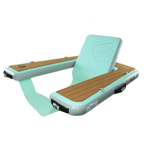 BOTE Hangout Suite Floating Chair Pool Beach Lake Boat Float Adults Family Friendly 4FT Multiple Colors 1 or 2 Pack Options includes Mesh Carry Bag for Travel